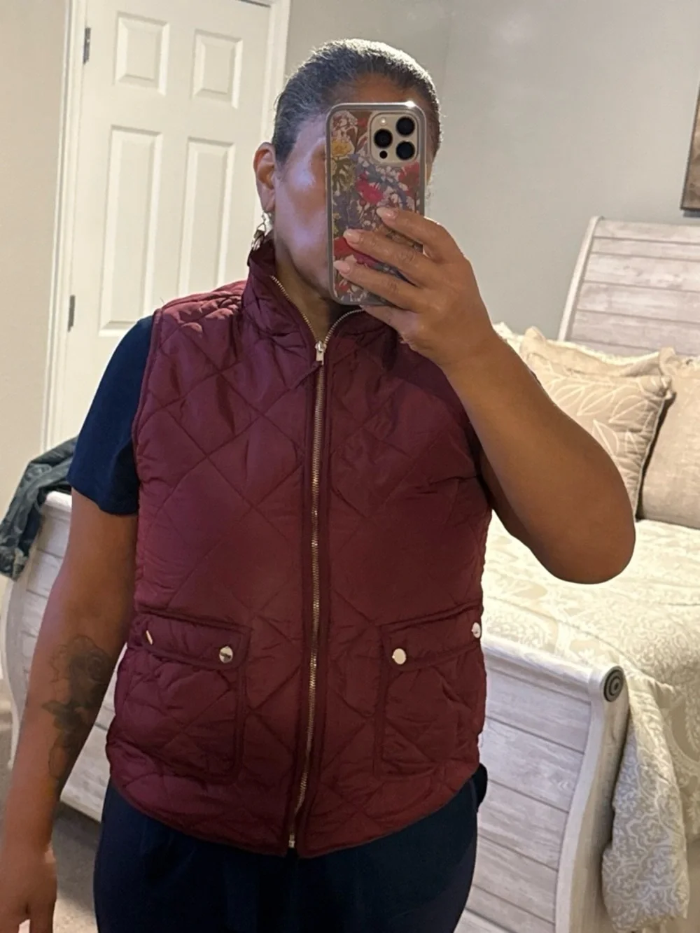 NWT Thread & Supply Burgundy Quilted Vest – Women’s